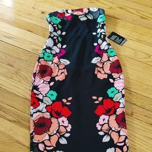 Summer strapless express dress